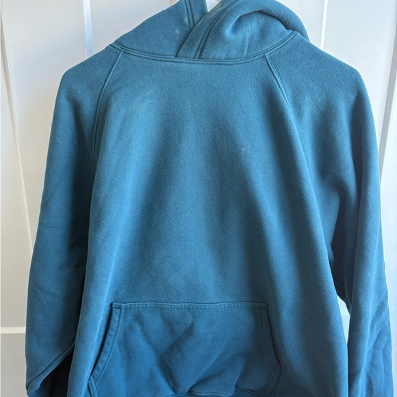 Aritzia Blue Sweatfleece Hoodie - Picture 4 of 4